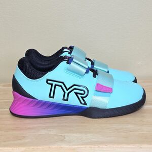 TYR L-1 Lifter Weightlifting Gym Shoes Mint Pink Purple Women's Size 6